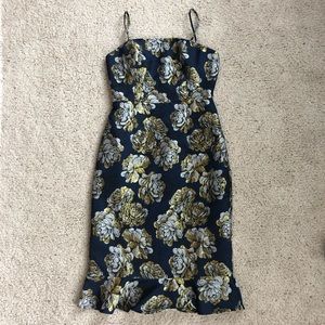 LuLus Cocktail Midi Trumpet Dress